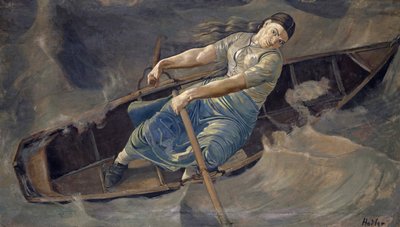 La donna audace, 1886 da Ferdinand Hodler