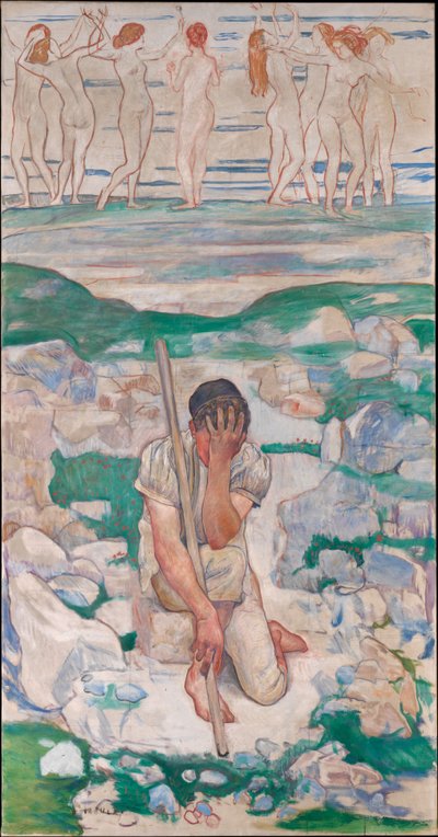 Il sogno del pastore da Ferdinand Hodler