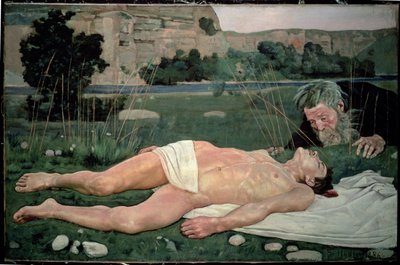 Il buon samaritano, 1886 da Ferdinand Hodler