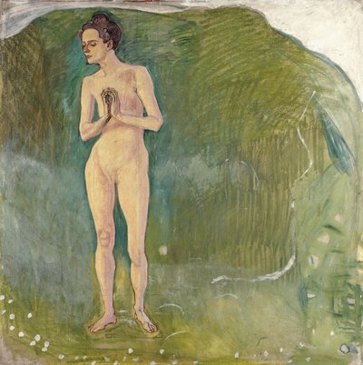 Donna nel ruscello da Ferdinand Hodler