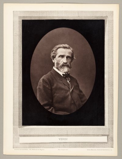 Giuseppe Verdi (compositore italiano, 1813-1901) da Ferdinand J. Mulnier