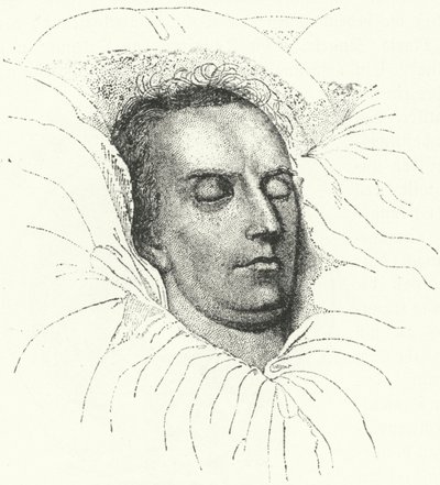 Il poeta e drammaturgo tedesco Friedrich Schiller sul letto di morte da Ferdinand Jagemann