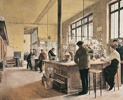 Laboratorio chimico municipale a Parigi da Ferdinand Joseph Gueldry