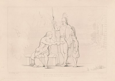 Il piccolo allattato, portalo al tuo amore da Ferdinand Joubert, after George Elgar Hicks