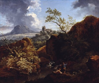 Paesaggio del Neckar da Ferdinand Kobell
