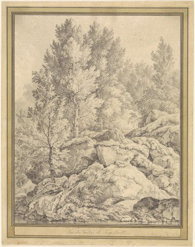 Veduta della valle di Trippstadt, nel Palatinato da Ferdinand Kobell