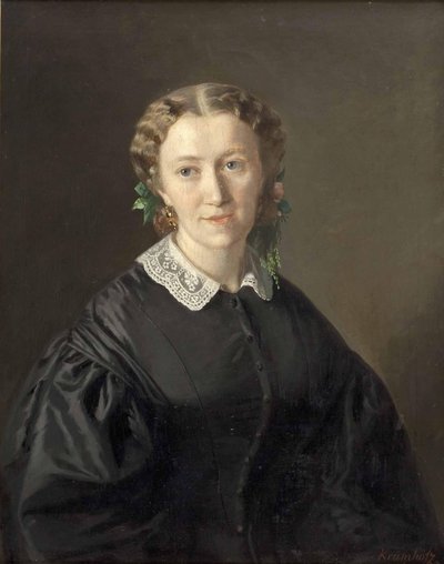 Ritratto di signora da Ferdinand Krumholz