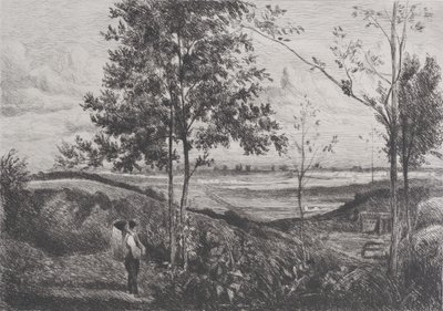 Paesaggio dopo Corot da Ferdinand Lefman
