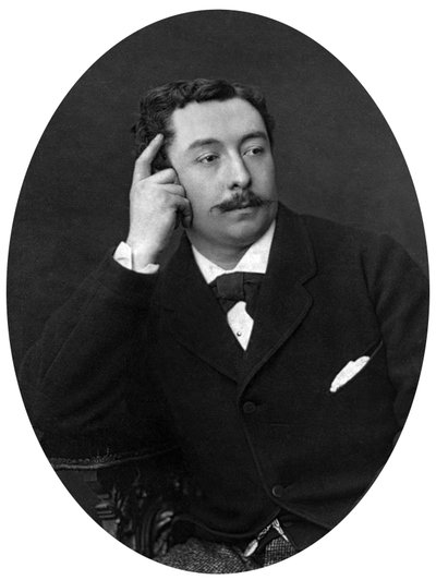 Charles Masset, attore francese, foto di Mulnier da Ferdinand Mulnier