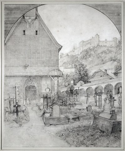Cimitero di San Pietro a Salisburgo, Austria ... da Ferdinand Olivier