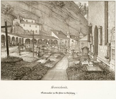 Sabato: Cimitero di San Pietro a Salisburgo da Ferdinand Olivier