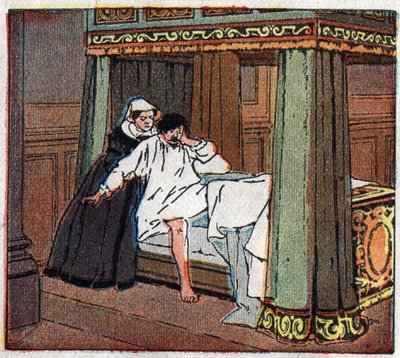 Storia di Francia: Il rimorso del re di Francia Carlo IX (1550-1574) per aver pronunciato l