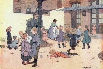 Giochi nel cortile della ricreazione, in Imagier de l