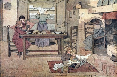 Lavoro a casa, in Imagier de l