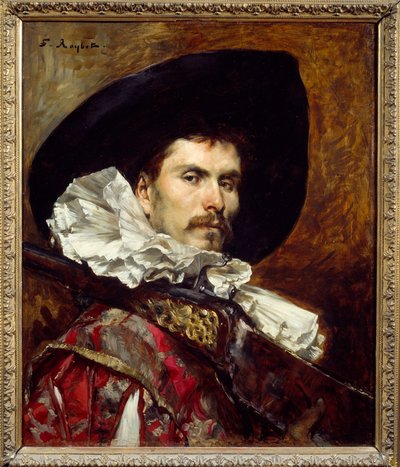 Un archibugiere nel XVII secolo da Ferdinand Roybet