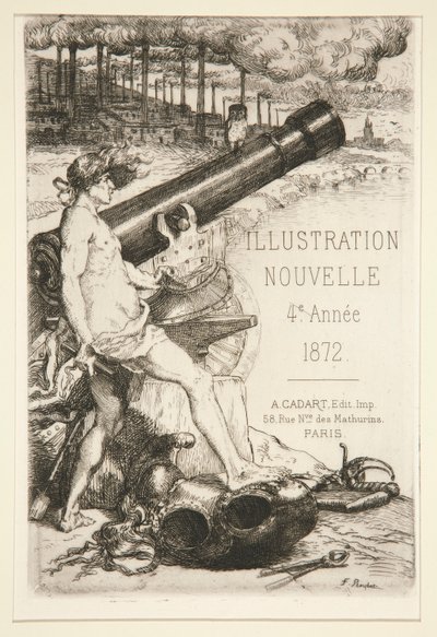 Pagina del titolo di Illustration Nouvelle da Ferdinand Roybet