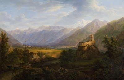 La valle di Glurns con l
