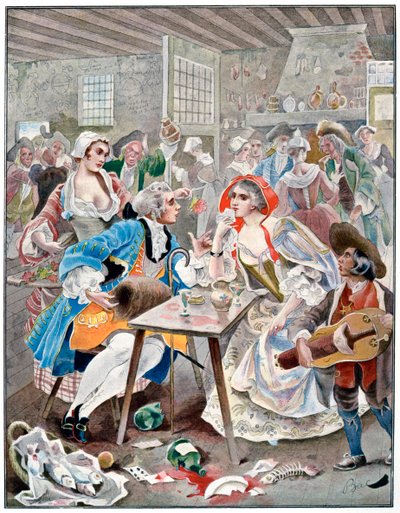 Piccolo Ramponneau, XVIII secolo, c1870-1950 da Ferdinand Sigismund Bac