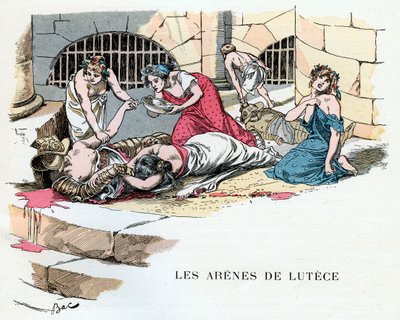 Le arene di Lutetia, c1870-1950 da Ferdinand Sigismund Bac