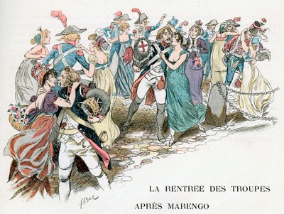 Il ritorno delle truppe francesi da Marengo, 1800, c1870-1950 da Ferdinand Sigismund Bac