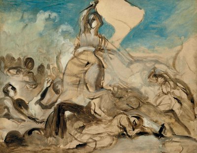 28 luglio - La Libertà che guida il popolo da Ferdinand Victor Eugene Delacroix