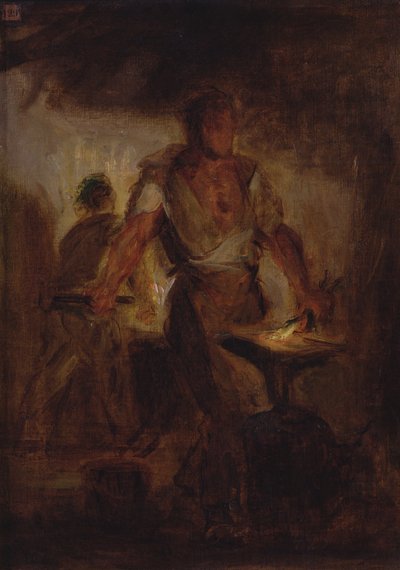 Un fabbro da Ferdinand Victor Eugene Delacroix