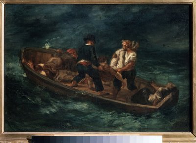 Dopo il naufragio da Ferdinand Victor Eugene Delacroix
