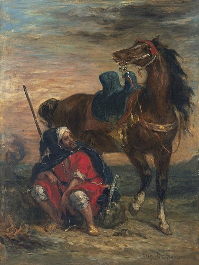 Cavaliere arabo da Ferdinand Victor Eugene Delacroix