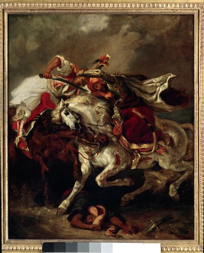 Battaglia di Giaour e Pasha (Marocco) da Ferdinand Victor Eugene Delacroix