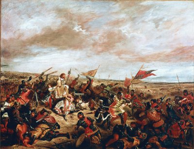 Battaglia di Poitiers il 19 settembre da Ferdinand Victor Eugene Delacroix