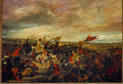 Battaglia di Poitiers o Re Giovanni II il Buono alla Battaglia di Poitiers (19 settembre) da Ferdinand Victor Eugene Delacroix