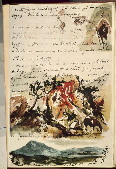Carnets du Maroc da Ferdinand Victor Eugene Delacroix