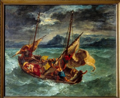 Cristo sul lago di Genesaret da Ferdinand Victor Eugene Delacroix