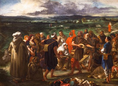 Comici o buffoni arabi da Ferdinand Victor Eugene Delacroix
