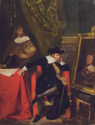 Cromwell al Castello di Windsor, 1828 da Ferdinand Victor Eugene Delacroix