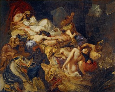 Morte di Sardanapalo da Ferdinand Victor Eugene Delacroix