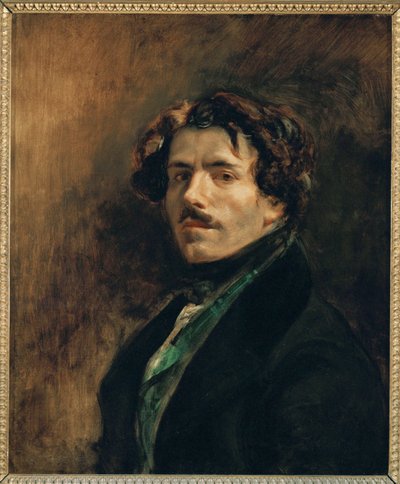 Delacroix, autoritratto ... da Ferdinand Victor Eugene Delacroix