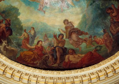 Discesa agli Inferi: Orfeo, Saffo a sinistra e una Musa (dettaglio) da Ferdinand Victor Eugene Delacroix