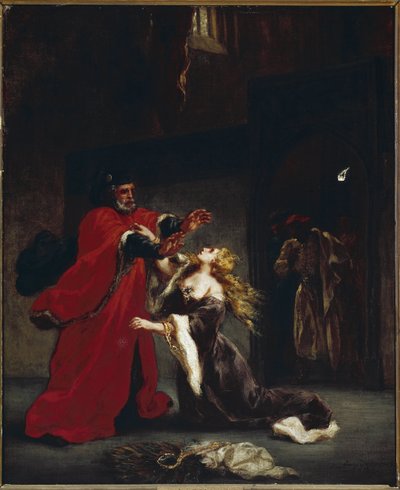 Desdemona maledetta da suo padre da Ferdinand Victor Eugene Delacroix