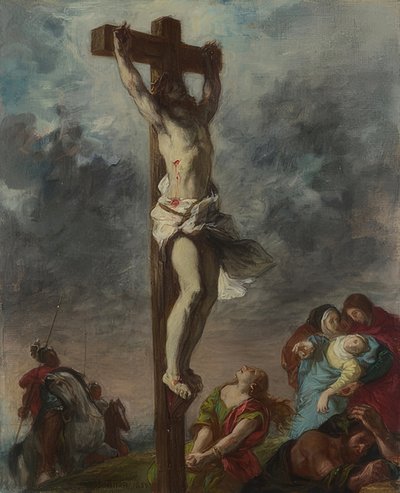 La crocifissione da Ferdinand Victor Eugene Delacroix