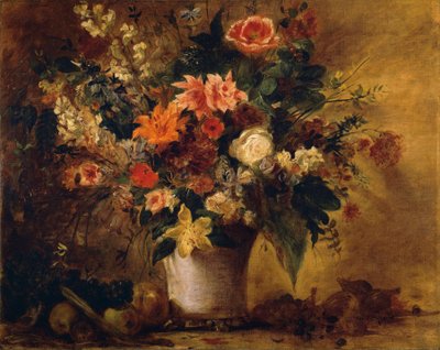 Fiori e frutta da Ferdinand Victor Eugene Delacroix