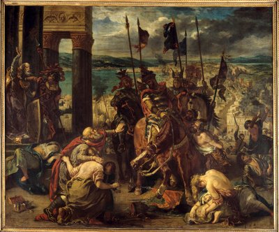 Quarta crociata: La presa di Costantinopoli da Ferdinand Victor Eugene Delacroix
