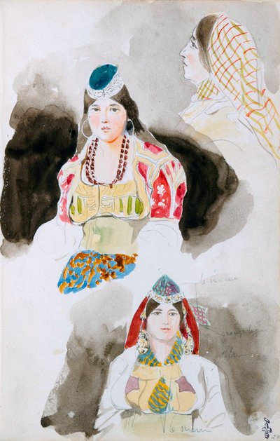 Dal taccuino marocchino, 1832 da Ferdinand Victor Eugene Delacroix
