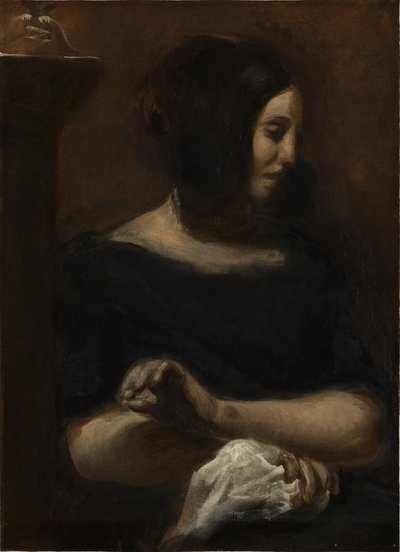 George Sand da Ferdinand Victor Eugene Delacroix