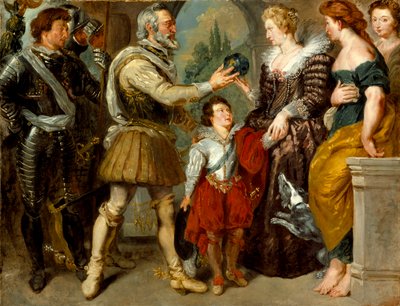 Enrico IV conferisce la reggenza a Maria de