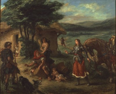 Erminia e i pastori da Ferdinand Victor Eugene Delacroix