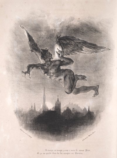 Illustrazioni per Faust: Mefistofele nell