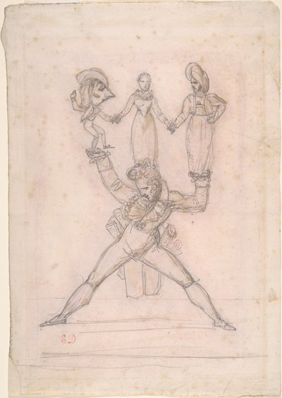 Teatro Italiano da Ferdinand Victor Eugene Delacroix
