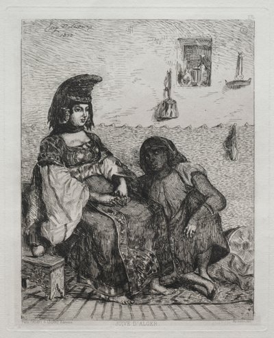 Ebrea di Algeri da Ferdinand Victor Eugene Delacroix