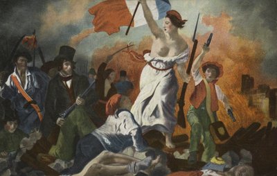 La Libertà che guida il popolo da Ferdinand Victor Eugene Delacroix